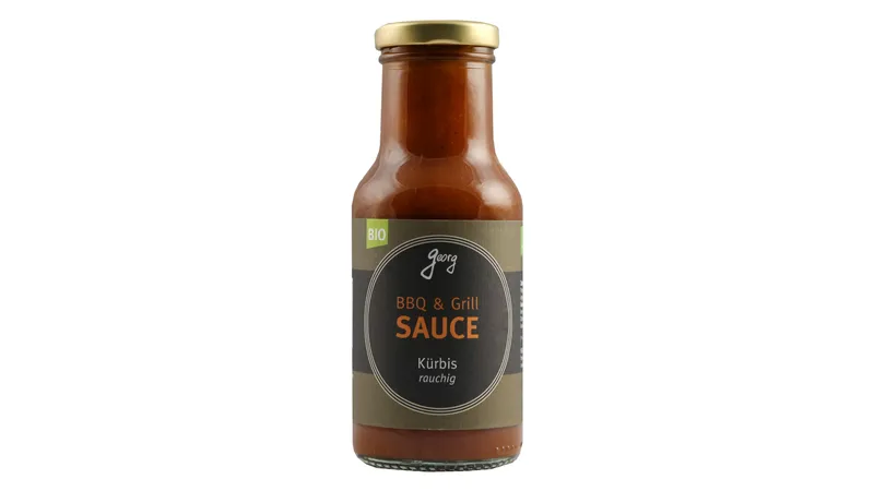 BBQ & Grill SAUCE Kürbis rauchig Bio - vegan - mit Hokkaidokürbis -  ohne Tomate