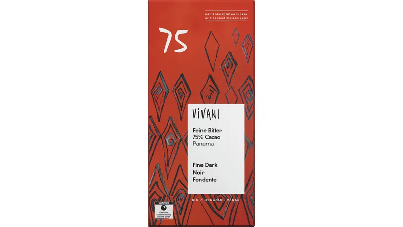 Feine Bitter Schokolade 75% Cacao Panama mit Kokosblütenzucker von Eierkuchen Paradies Kassel