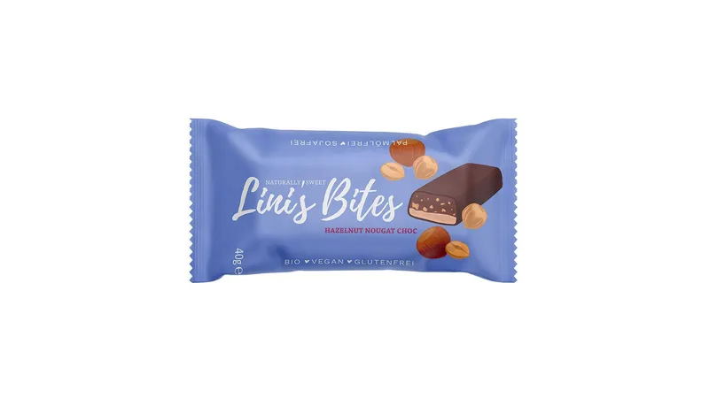 Hazelnut Nougat Choc Bio-Riegel Glutenfrei von Test Company