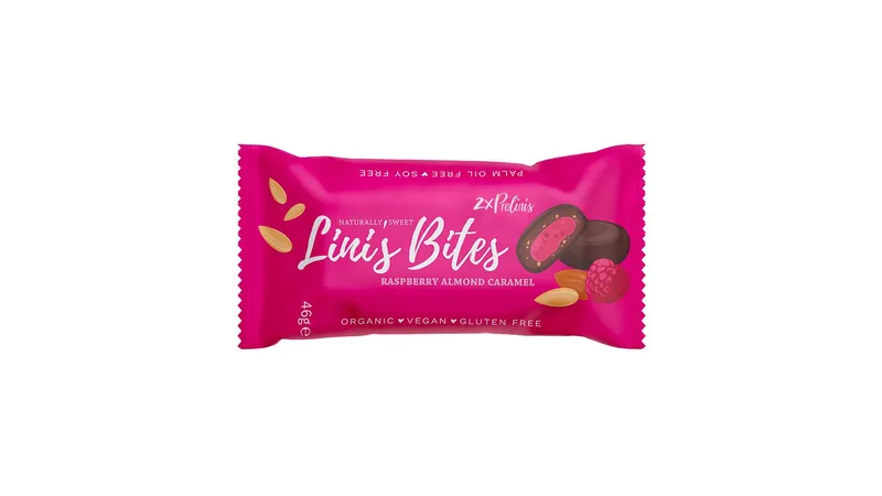 Raspberry Almond Pralinis Bio Dattel-Kugeln von Test Company