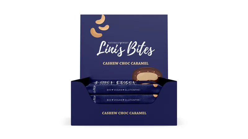 Cashew Caramel Pralinis Bio Dattel-Kugeln