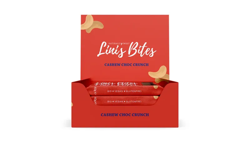 Cashew Choc Crunch Bio-Riegel Glutenfrei