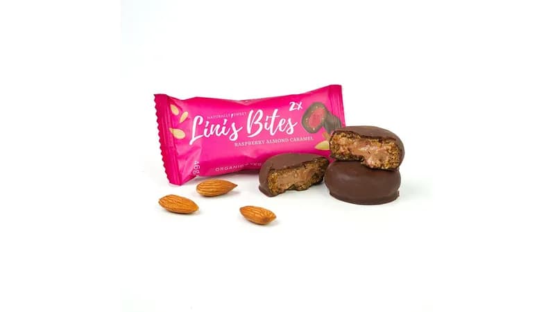 Raspberry Almond Pralinis Bio Dattel-Kugeln