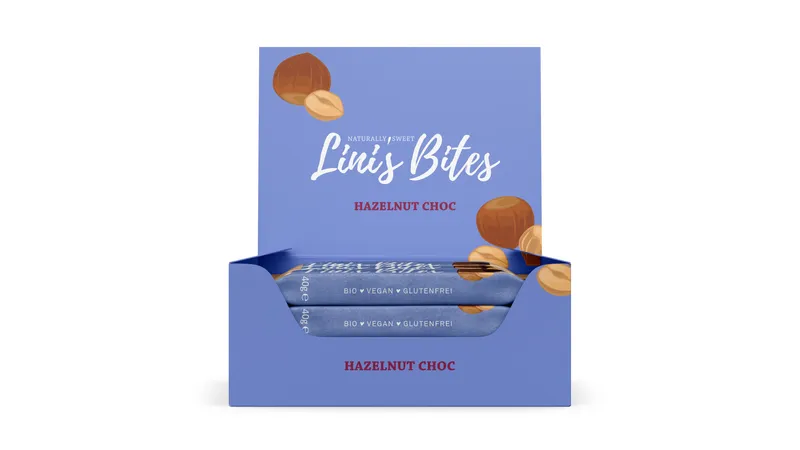 Hazelnut Nougat Choc Bio-Riegel Glutenfrei