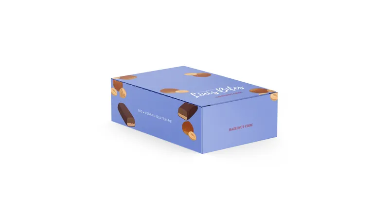Hazelnut Nougat Choc Bio-Riegel Glutenfrei