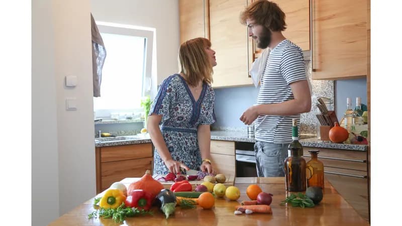Allweter-Kürbissuppe mit Kichererbsen, mit Chili und Ingwer